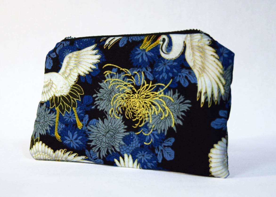pochette in tessuto giapponese