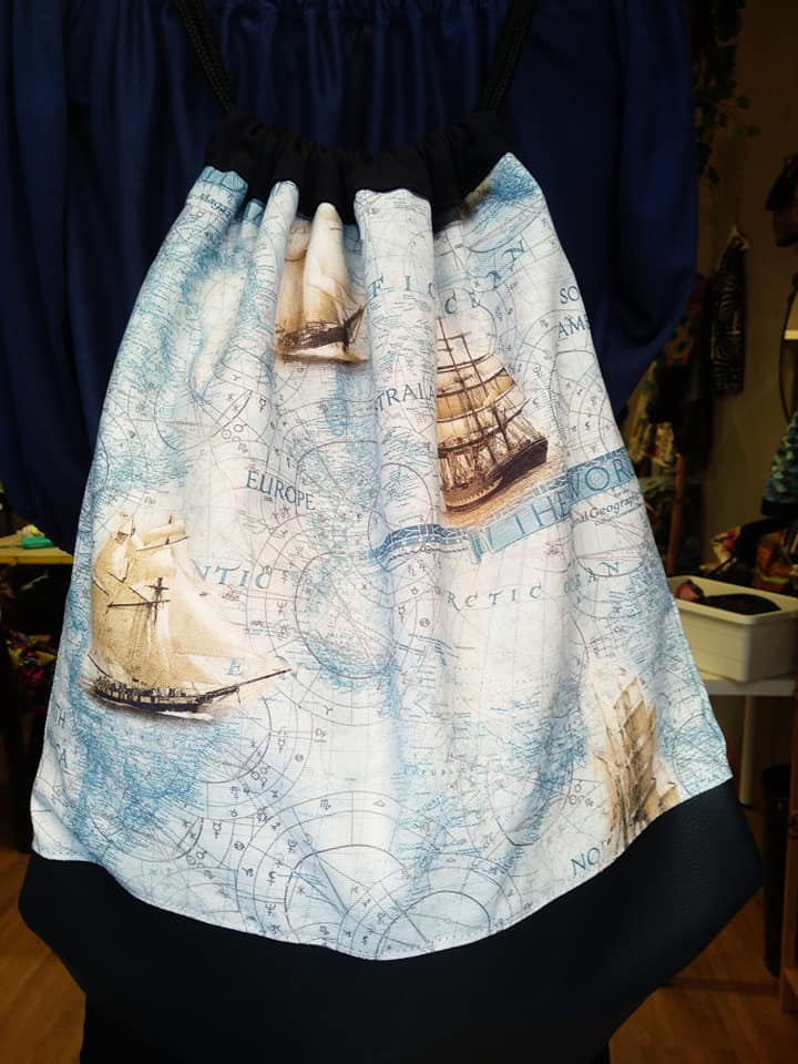 sacca zaino marinara