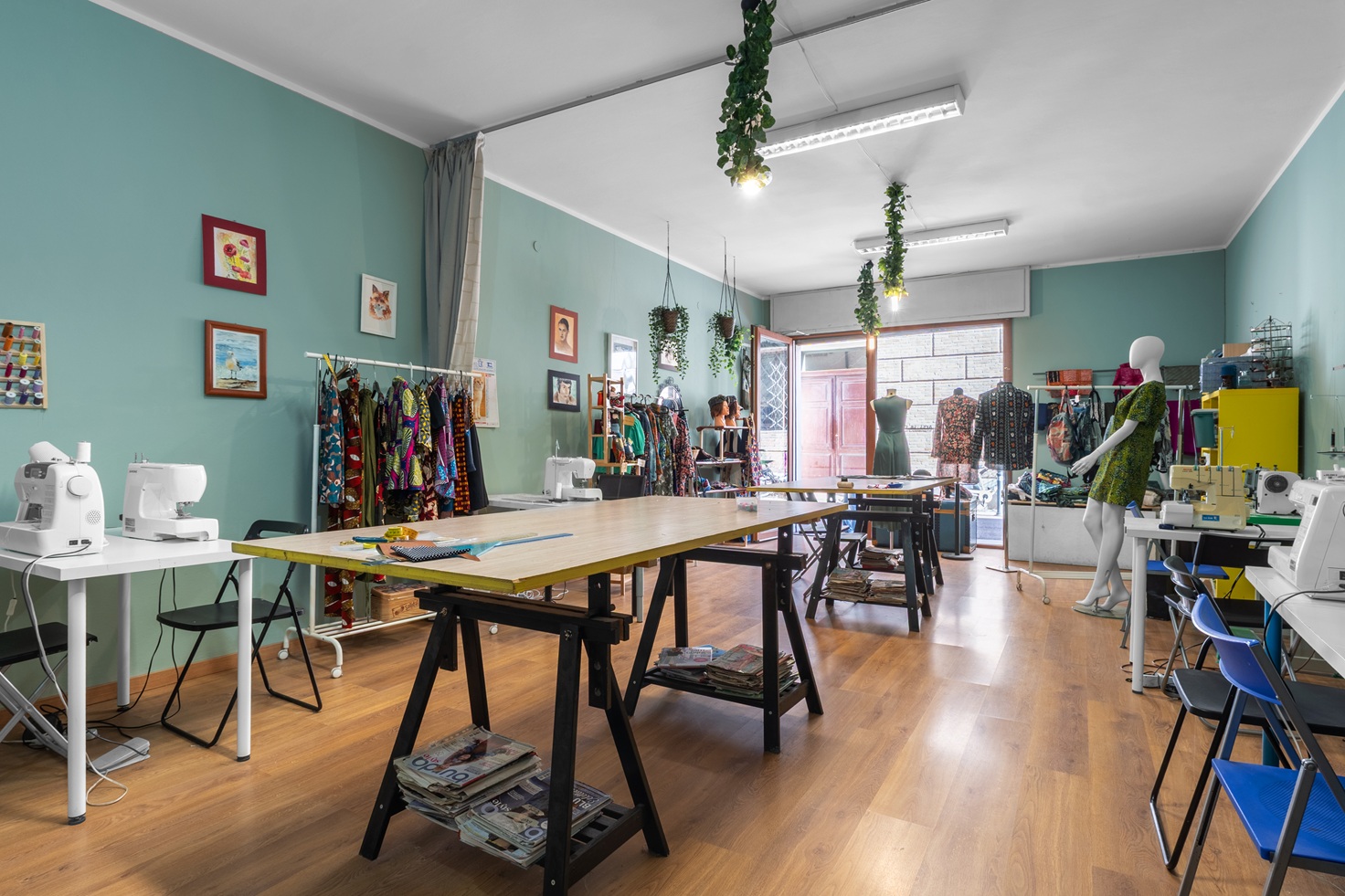 Interno del laboratorio Arti in Cantiere