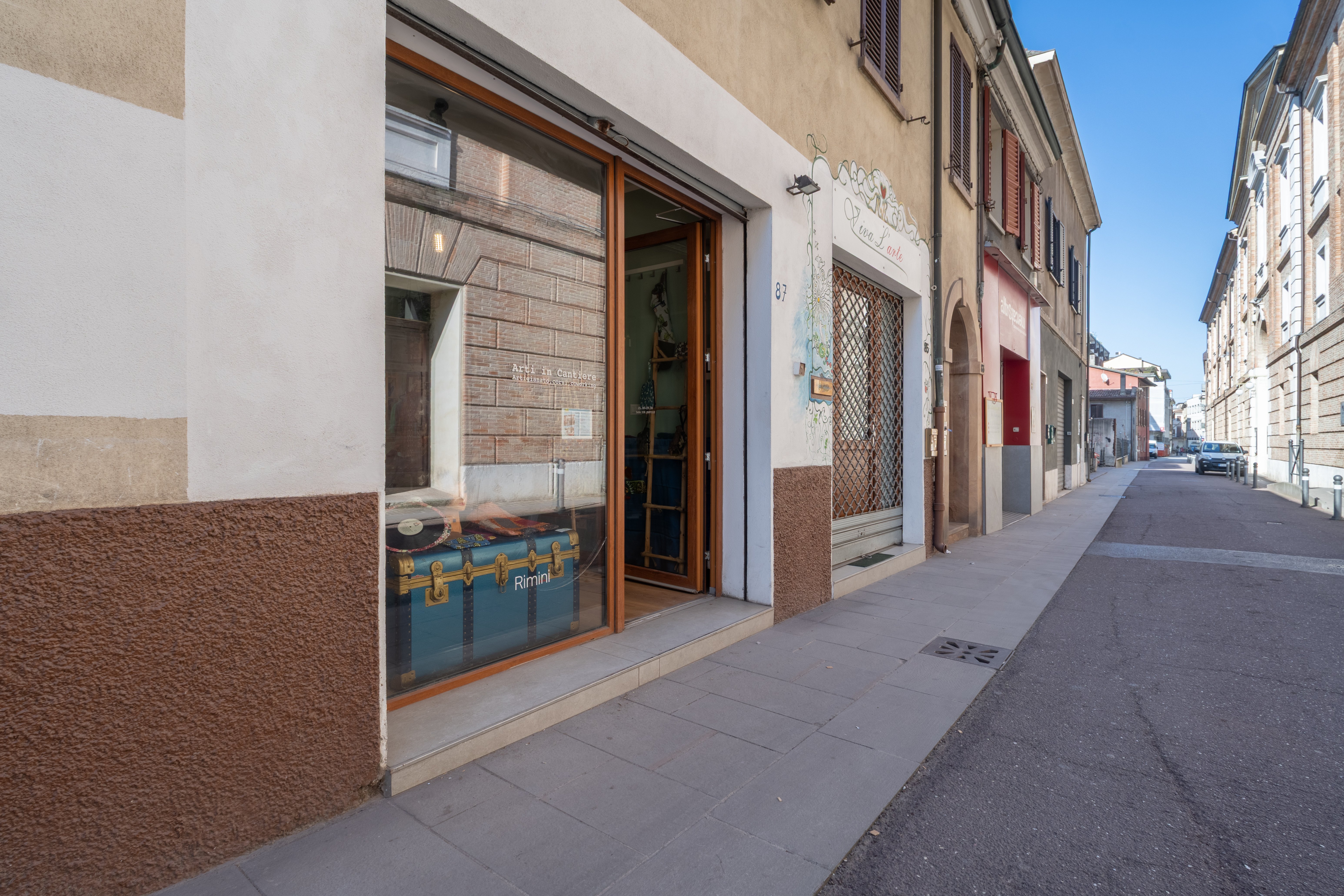 Ingresso del laboratorio Arti in Cantiere