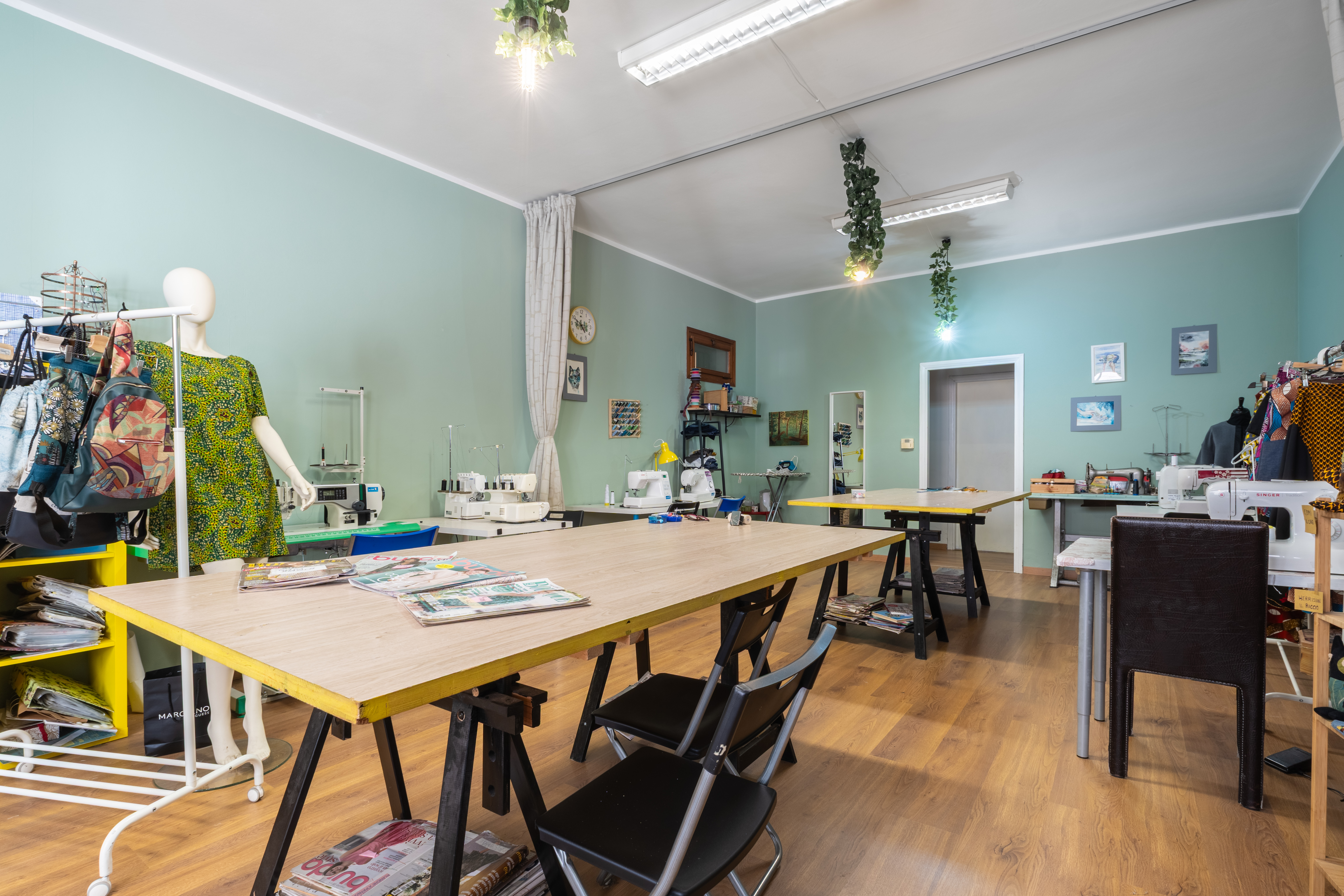 Spazio laboratorio durante le attivita